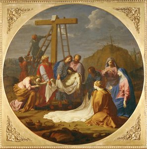 Le deposition de croix by Eustache (studio of) Le Sueur