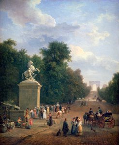 The Entrance to the Champs-Élysées, c1804-1836