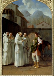Saint Bruno Receives a Message from Pope Urban II by Eustache Le Sueur
