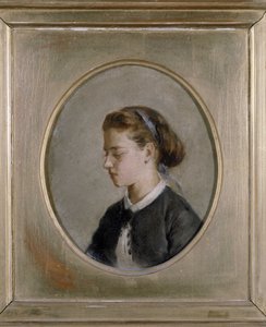 Portrait of a woman by Eva Gonzalès