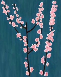 Cherry Blossom Branches, Brooklyn