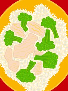 Chicken and Broccoli by Evan Sklar