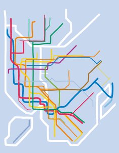 New York City Subway by Evan Sklar
