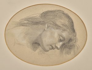 Study for Moonbeams Dipping into the Sea by Evelyn De Morgan