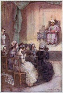 Illustration for Cranford by Mrs Gaskell by Evelyn Paul
