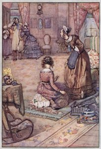 Illustration for Cranford by Mrs Gaskell by Evelyn Paul