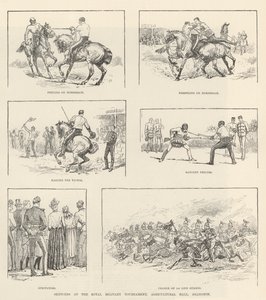 Sketches at the Royal Military Tournament, Agricultural Hall, Islington