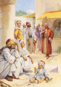 Waiting in the Market Place by Evelyn Stuart Hardy