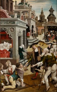 Scene from the life of Saint Roch by Everaert Orley