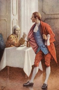 Illustration for A Sentimental Journey by Laurence Sterne by Everard Hopkins