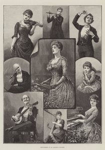 Performers at an Amateur Concert by Everard Hopkins