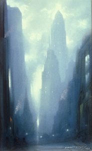 New York at Night by Everett Shinn