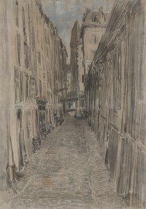 Street in Paris by Everett Shinn