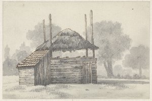 Haystack at Zoelmond, in the Betuwe by Evert Doublet