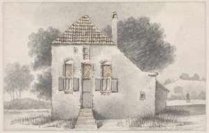 House in Zoelmond, in the Betuwe, Seen from the Front by Evert Doublet