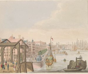 Buitenkant in Amsterdam, ca. 1810-1813 by Evert Maaskamp