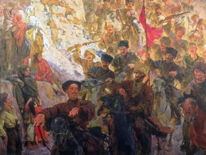 The Red Partisans of Dagestan by Evgeni Evgenievitch Lanceray