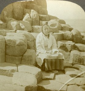 In the Wishing Chair, Giants Causeway, Antrim, Northern Ireland by Excelsior Stereoscopic Tours