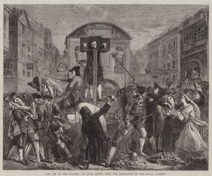 De Foe in the Pillory, from the Exhibition of the Royal Academy