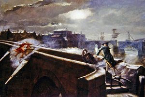 The Brigs of Ayr by Eyre Crowe
