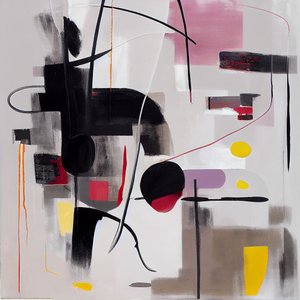 Abstract Square Painting