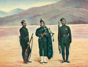 The Fifth Gurkhas, 1901 by F Bremner