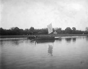 Hooghly River, Alipore, India by F. L. Peters