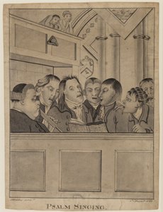 Psalm Singing, 9 August 1822 by F. P. Fulcher
