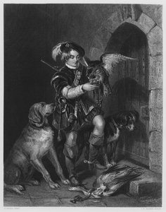 The Young Falconer, from the picture in the Royal Collection