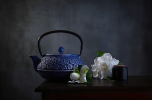 Blue Teapot Gardenias