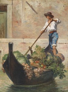 Venetian Vegetable Seller by Fanny Carlini