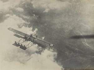 Flying Airplane by Fedele Azari