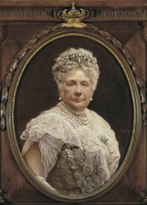 Portrait of Isabella of Borbon, Infanta of Spain, daughter of Isabella II and sister of Alfonso XII by Federico Godoy y Castro