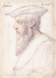 Portrait of Andrea Doria in profile to the left, wearing the order of the Golden Fleece
