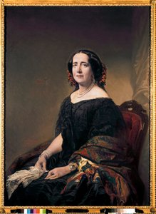Portrait of Gertrudis Gomez de Avellaneda