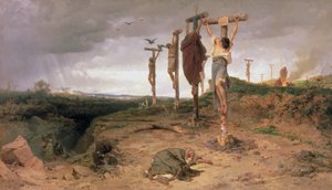 The Damned Field, Execution place in the Roman Empire by Fedor Andreevich Bronnikov