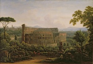 View of the Colosseum from the Palatine Hill, Rome