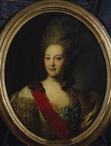 Portrait of Countess Ekaterina Nikolayevna Orlova by Fedor Stepanovich Rokotov