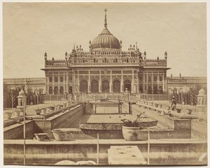 The Hoseinabad Emambara and the Tomb of Mahomed Ally Khan by Felice A. Beato