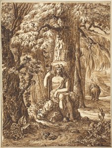 Saint John the Baptist in the Wilderness by Felice Albites