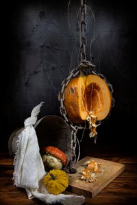 Chained Halloween Pumpkin