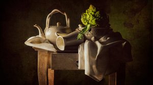 Moody Teapot Still Life