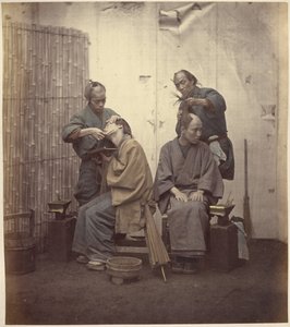 Barbers by Felice Beato