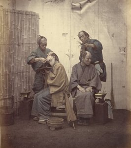 Barbers by Felice Beato
