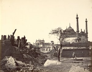 Battery near the Begum Kotie. Second Attack of Sir Colin Campbell in March, 1858