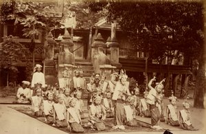 Burmese Lilliputian Danced before F.A. Victor at Mandalay