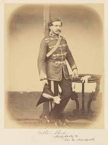 Captain Flood, Military Secretary to Sir W. Mansfield by Felice Beato