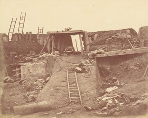 Interior of the Angle of North Fort by Felice Beato