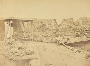 Interior of the British Entrance, North Fort August 21, 1860 by Felice Beato