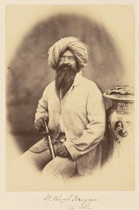 Lieutenant Colonel Braysyer, 14th Sikhs by Felice Beato